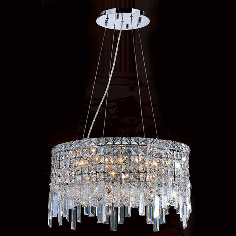 Made from metal with an eye-catching finish, the fixture includes multiple curved arms that attach to the crystal elements and the 40W max bulbs (sold separately). . Wayfair crystal chandeliers